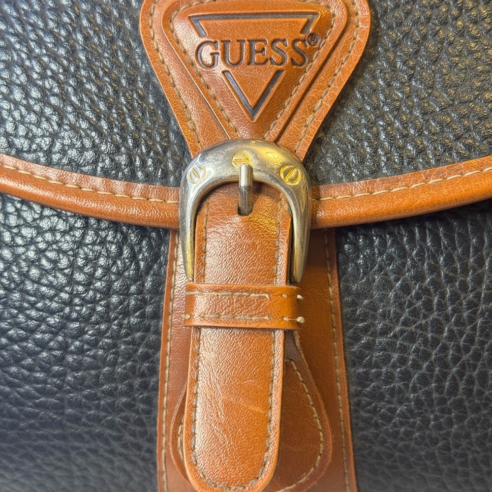🤑Guess Black and Tan Crossbody Bag - Picture 2 of 8